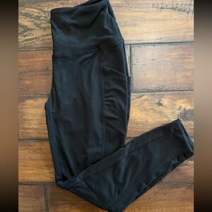 New Zenana Outfitters Black High-Waist Leggings with Side Pocket